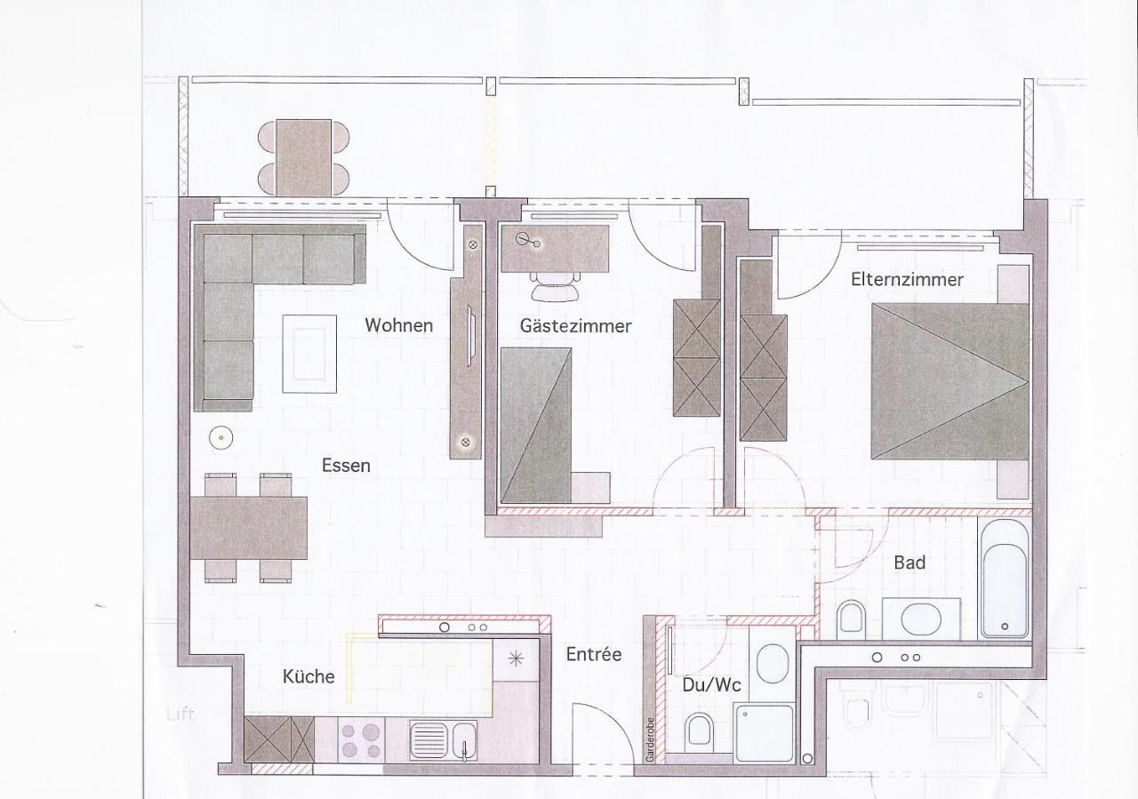 Apartment Viktoria 采尔马特 外观 照片